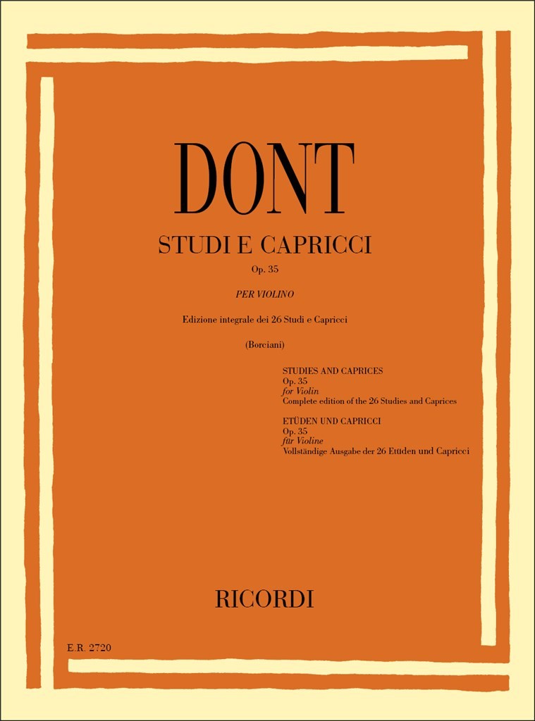 Studi E Capricci Op. 35